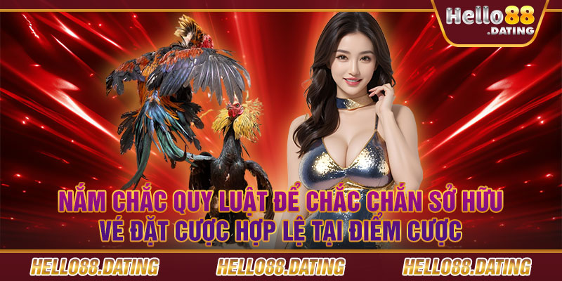 Nắm chắc quy luật để chắc chắn sở hữu vé đặt cược hợp lệ tại điểm cược